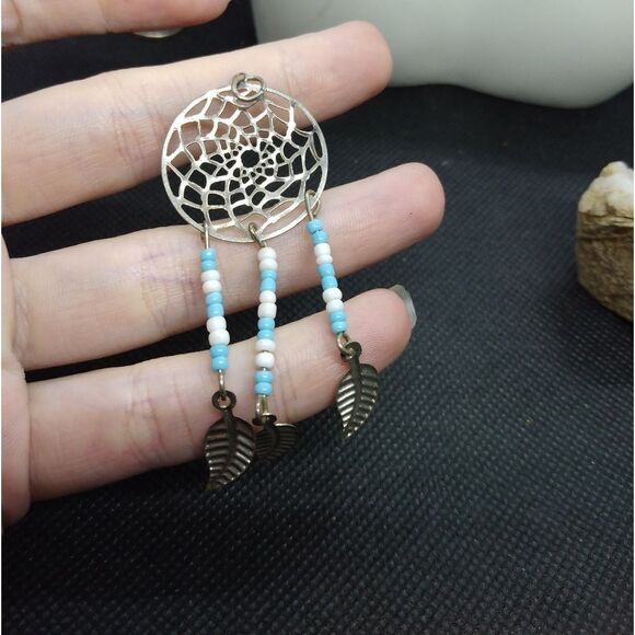 Dreamcatcher web necklace pendant‎ - Picture 1 of 2